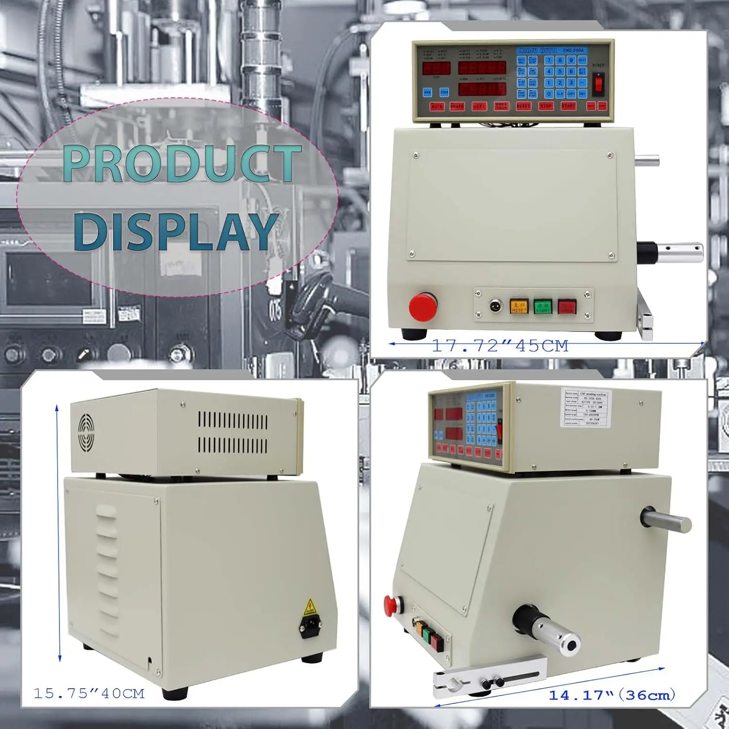 110 فولت التلقائي لفائف الأسلاك النحاسية آلة لف CNC لفائف مايكرو كابل اللفاف مع وظيفة الذاكرة خطوة محرك معزز اللفاف النحاس