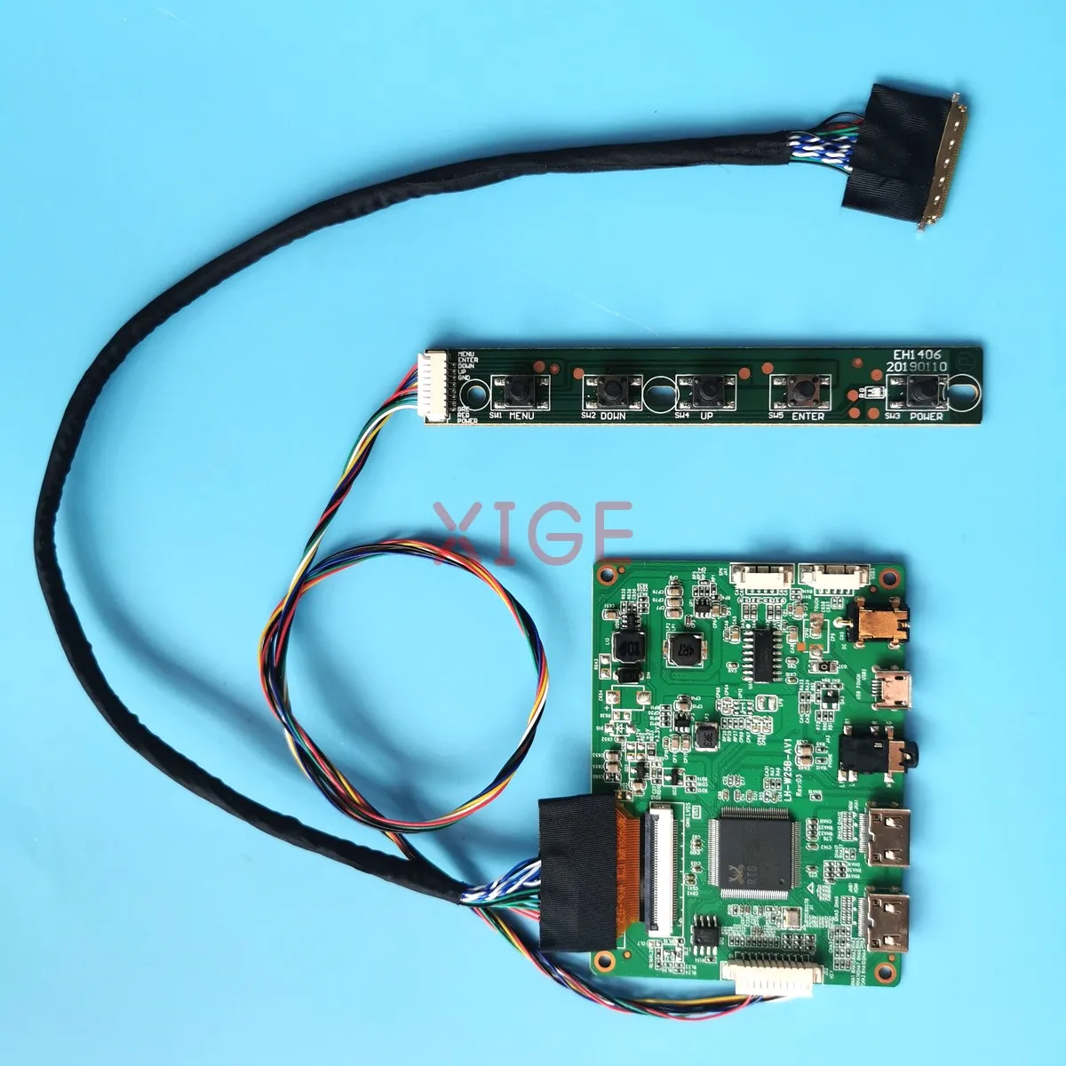 

For LTN156AT02 LTN156AT03 LTN156AT05 LCD Matrix Driver Board Display Laptop HDMI-Mini 15.6" USB Micro 40 Pin LVDS 1366x768 Kit