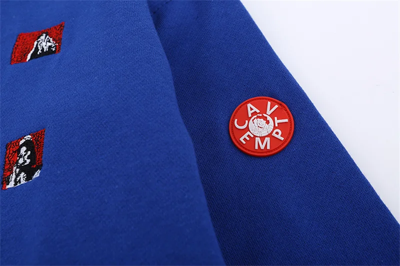 Small Patterned Long Sleeved Pullover Cavempt Sweatshirt Harajuku Style Men Women Round Neck C.E Hoody