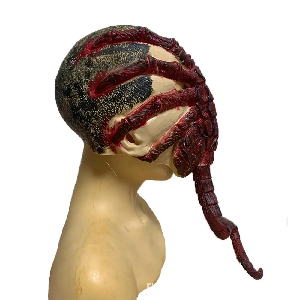 映画エイリアン地球コスプレマスクコスチュームヘルメット小道具大人用ハロウィンパーティーホラーフルフェイスヘッドラテックスマスク