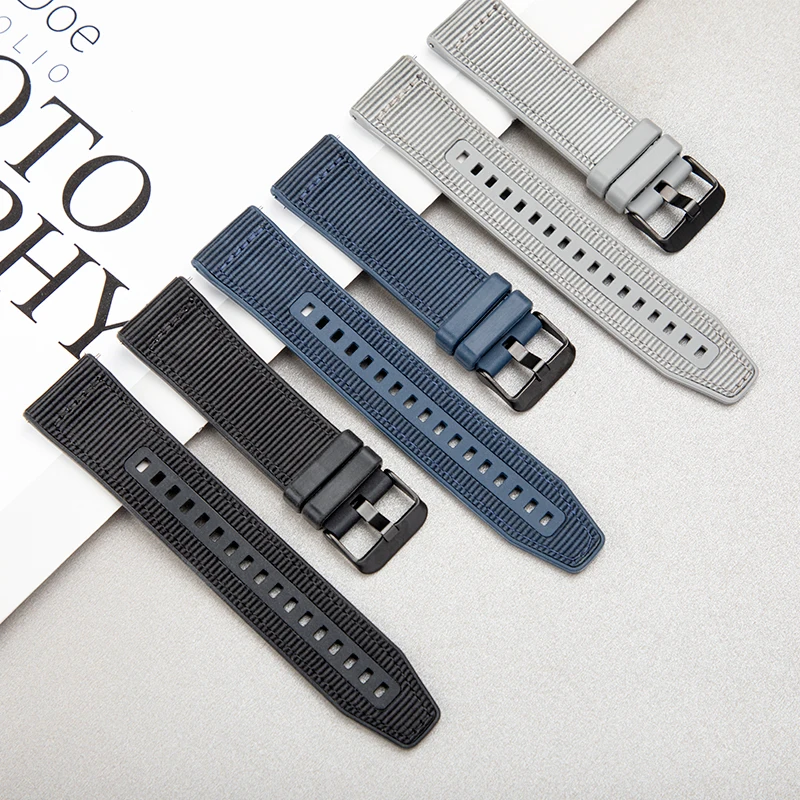 Tali komposit uhg5.000 untuk jam tangan HUAWEI, tali komposit untuk jam tangan HUAWEI 4 Pro / Ultimate GT 2 3 46MM, gelang pengganti pita silikon kepang