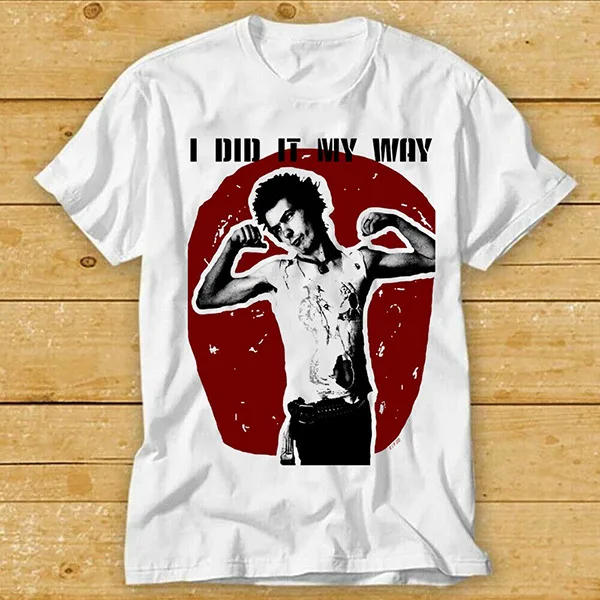 

New Rare Sid Vicious I Did It My Way Short Sleeve Unisex S-5XL Shirt
