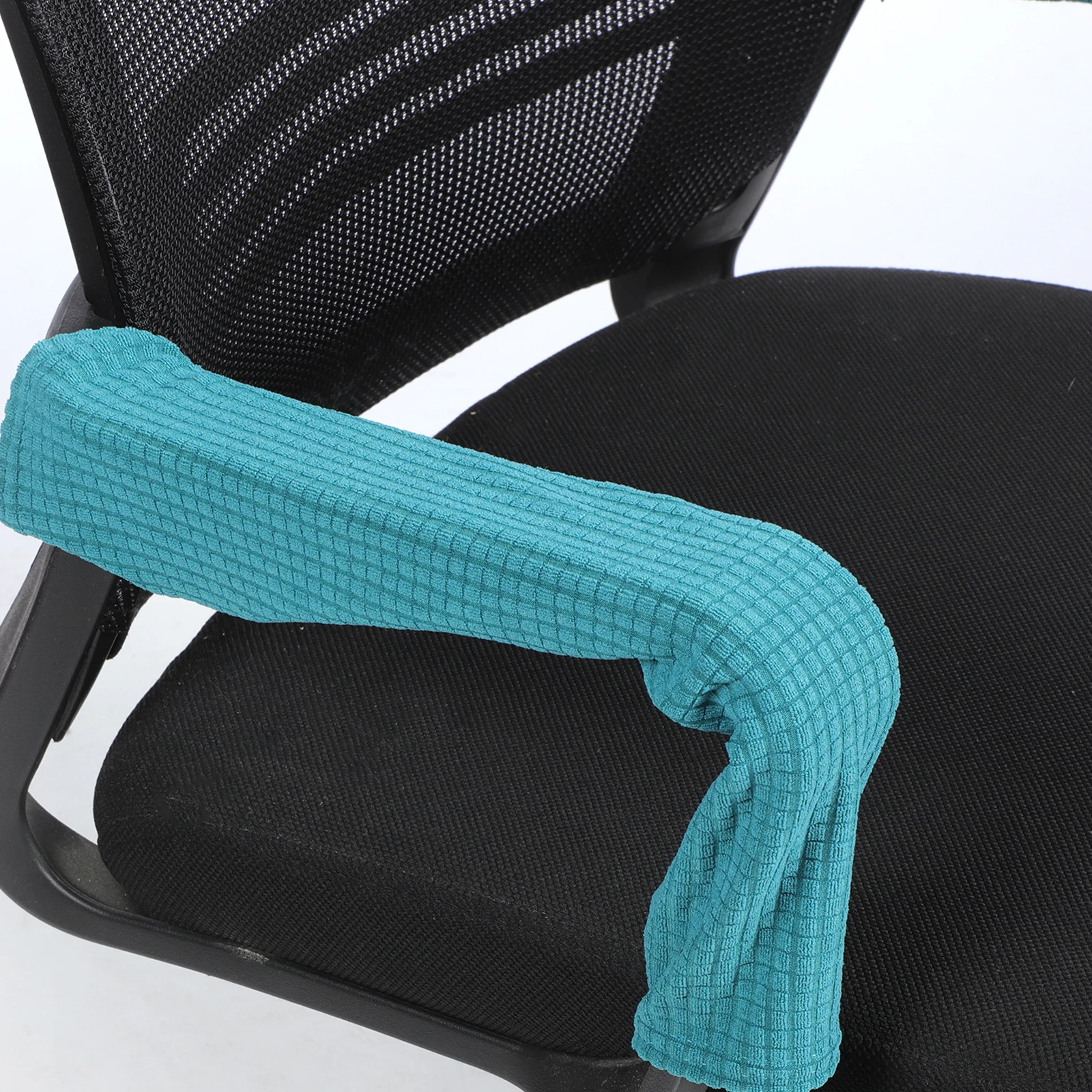 

Armrest Covers Office Chair Ergonomic Polyester Protective Pads Slipcovers Removable Washable Gaming Home Black