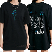 Ado Women Clothing Casual Fashion Graphic Print Tees Summer Men High Street Y2K Vintage Oversize Short Sleeve Tops T-shirts