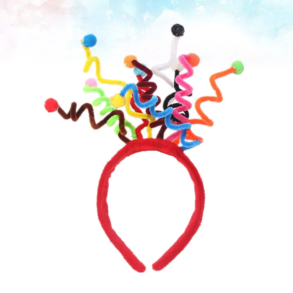 

1pc Colorful Design Spring Clasp Carnival Party Prop Unique Selfie Accessory Fun Hair Hoop Festival