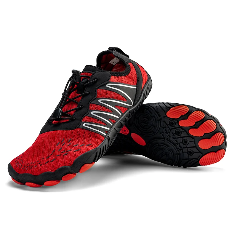 

Босиком Аква-обувь для мужчин и женщин, водные виды спорта, обувь для босиком, пляжная обувь для рыбалки вверх по течению, плавание, треккинг, прогулка, йога, фитнес