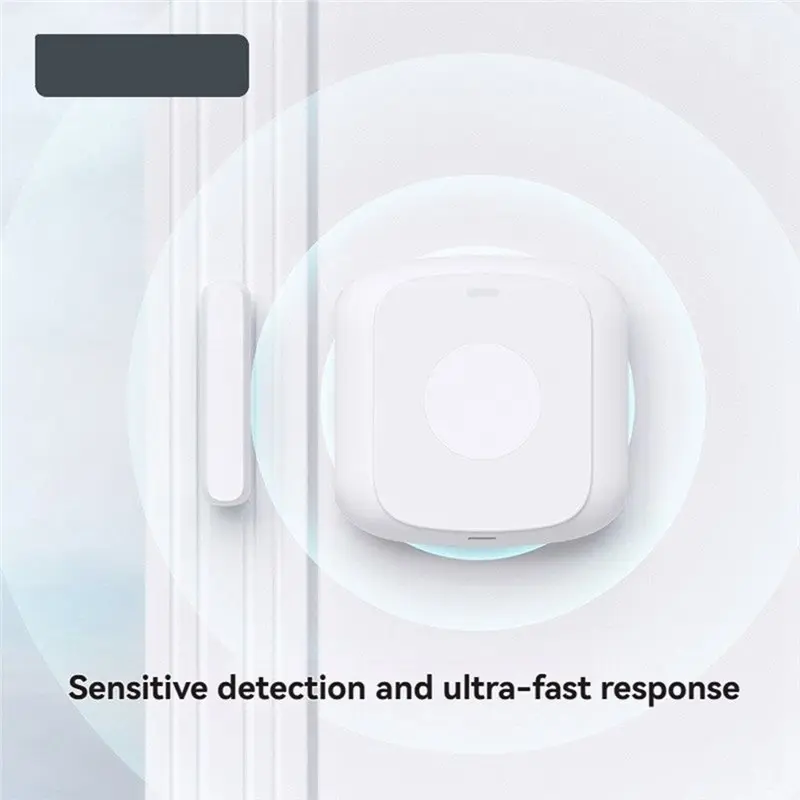 【BRILLIANT 】Tuya Wifi Smart Life Door Window Entry Sensor With Scene Interaction Button For APP Remote Control Support