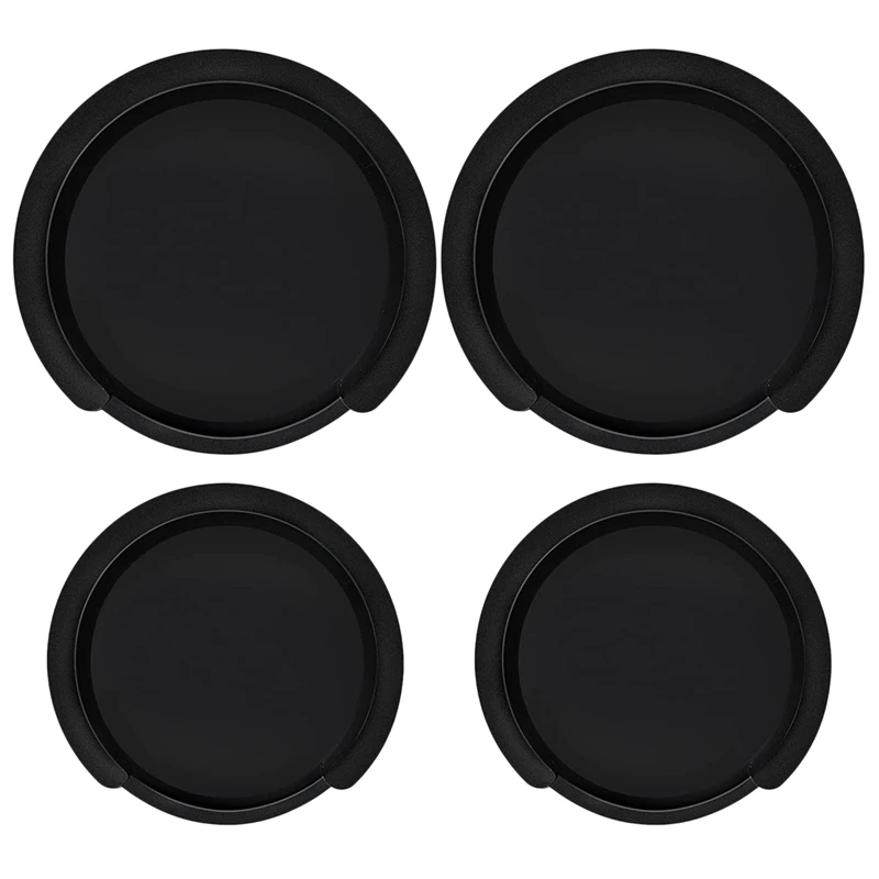 4 Pieces Guitar Sound Hole Cover Rubber Acoustic Screeching Halt Soundhole Cover For 38/39/40/41 Inch Acoustic Guitar