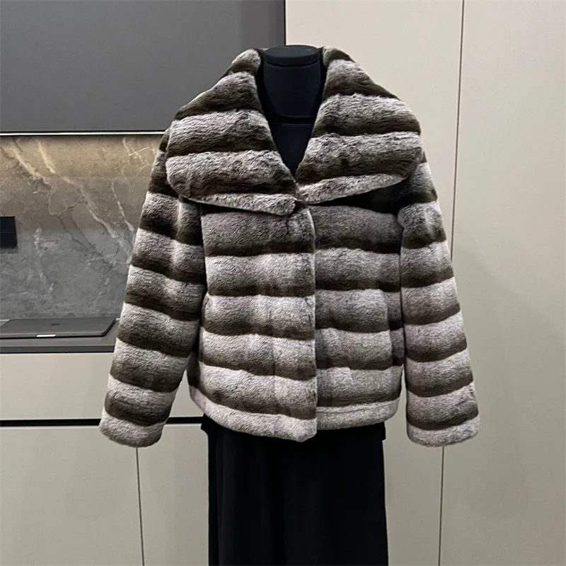 Winter Coat Female Faux Fur Coats Jackets for Woman Thick Warm Outerwear Fluffy Faux Fur Jacket Winter Coats Female Women Jacket