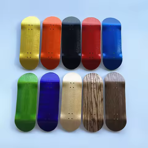 Wooden Fingerboard Deck 34mm x 100mm - 5 Ply Multi Color Includes Prolific Foam Tape