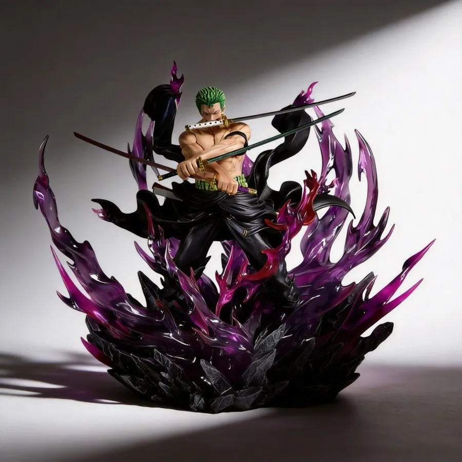 

One Piece Zoro Roronoa Action Figure 29cm New Tianhui Statue GK Anime Model Decoration Gift Collectible Toy