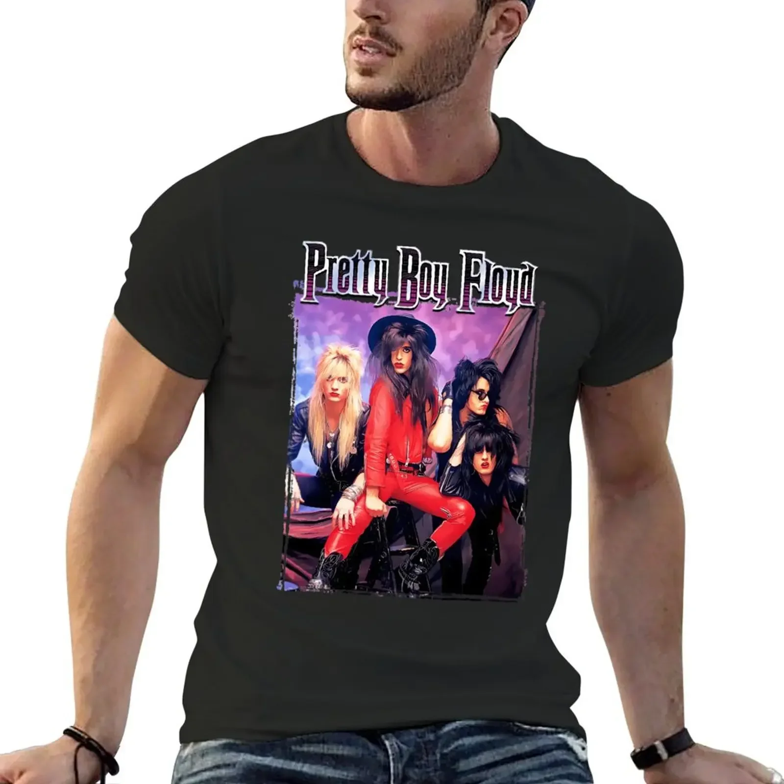 Pretty Boy Floyd T-Shirt anime t shirts kawaii clothes heavyweights Blouse mens t shirts