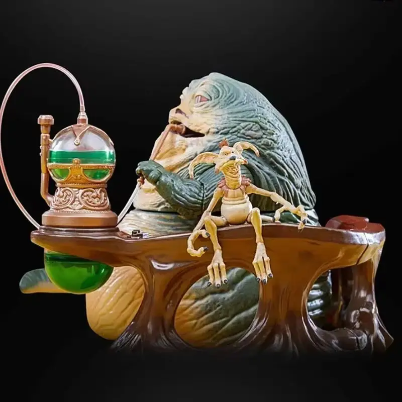 ของแท้ Star Wars The Black Series Jabba The Hutt Action Figure รูปที่สะสมห้องเครื่องประดับข้อต่อที่สามารถเคลื่อนย้ายของเล่นเด็กของขวัญ
