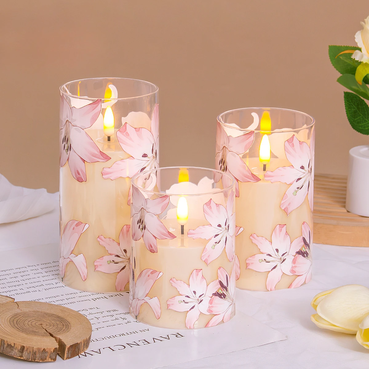 

Nice LED Electronic Candle Light Smoke-free Candle Light Valentine's Day Decoration