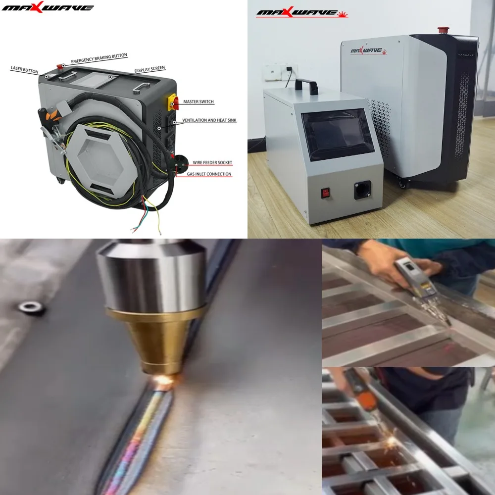 Maxwave 2000W industrial Laser Solution Stable Power Ideal for Metal Fabrication  Multi Mode Operation Small Heat Deformation