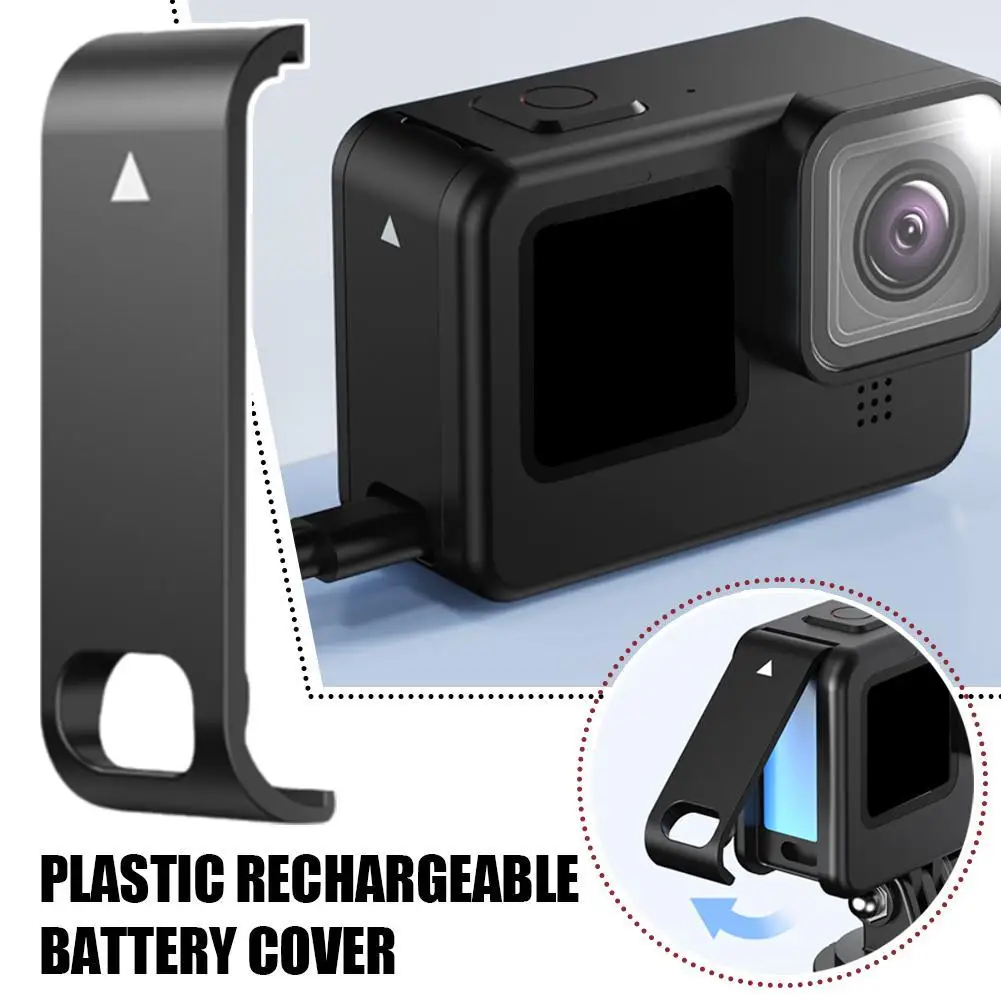 Rechargeable Side Cover For Gopr Hero 13 12 Dustproof Side Battery Protection Case Easy Disassemble Camera Accessories