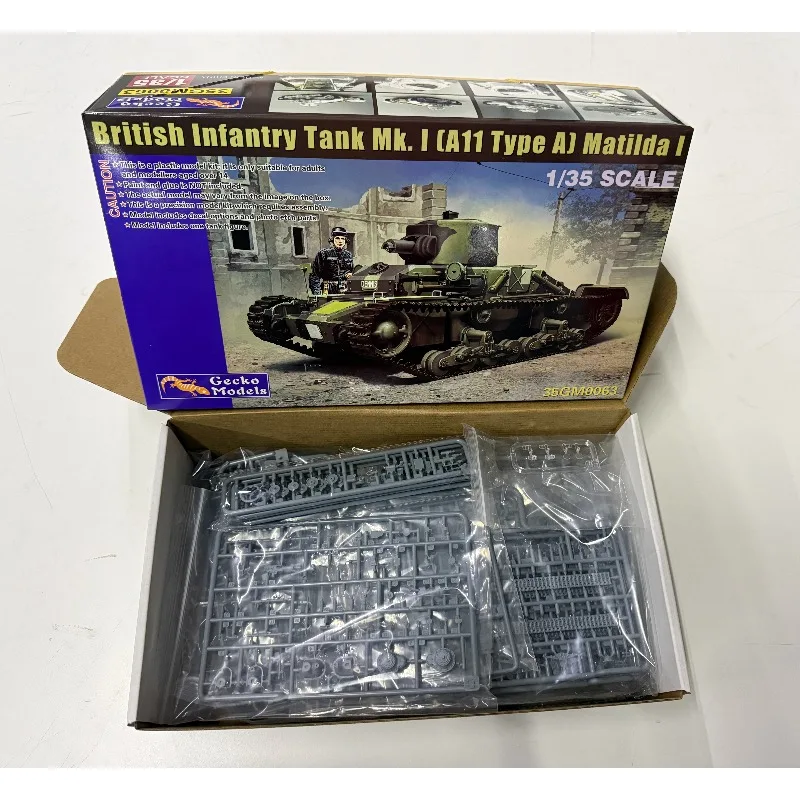 

Gecko model 35Gm0063 1/35 British Infantry Tank Mk. I (A11 Type A) Matilda I Plastic Scale Model Kit