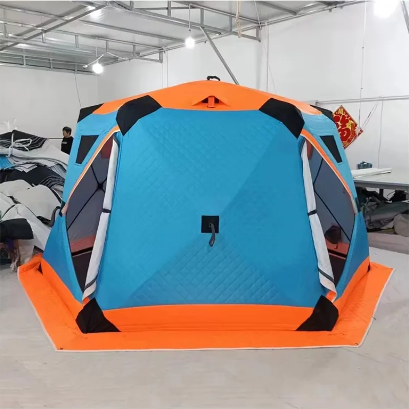 Insulated Portable Tent with Quick Setup, Perfect for Outdoor Camping, Hiking, Ice Fishing, Sauna Activities, 4 Persons, Winter