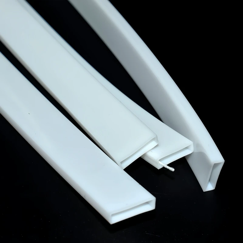 1m-30m Flexible LED Neon Silicone Tube Black/White/Transparent Diffuser Protection Cover WS2811 WS2812B 5050 Outdoor Strip Light