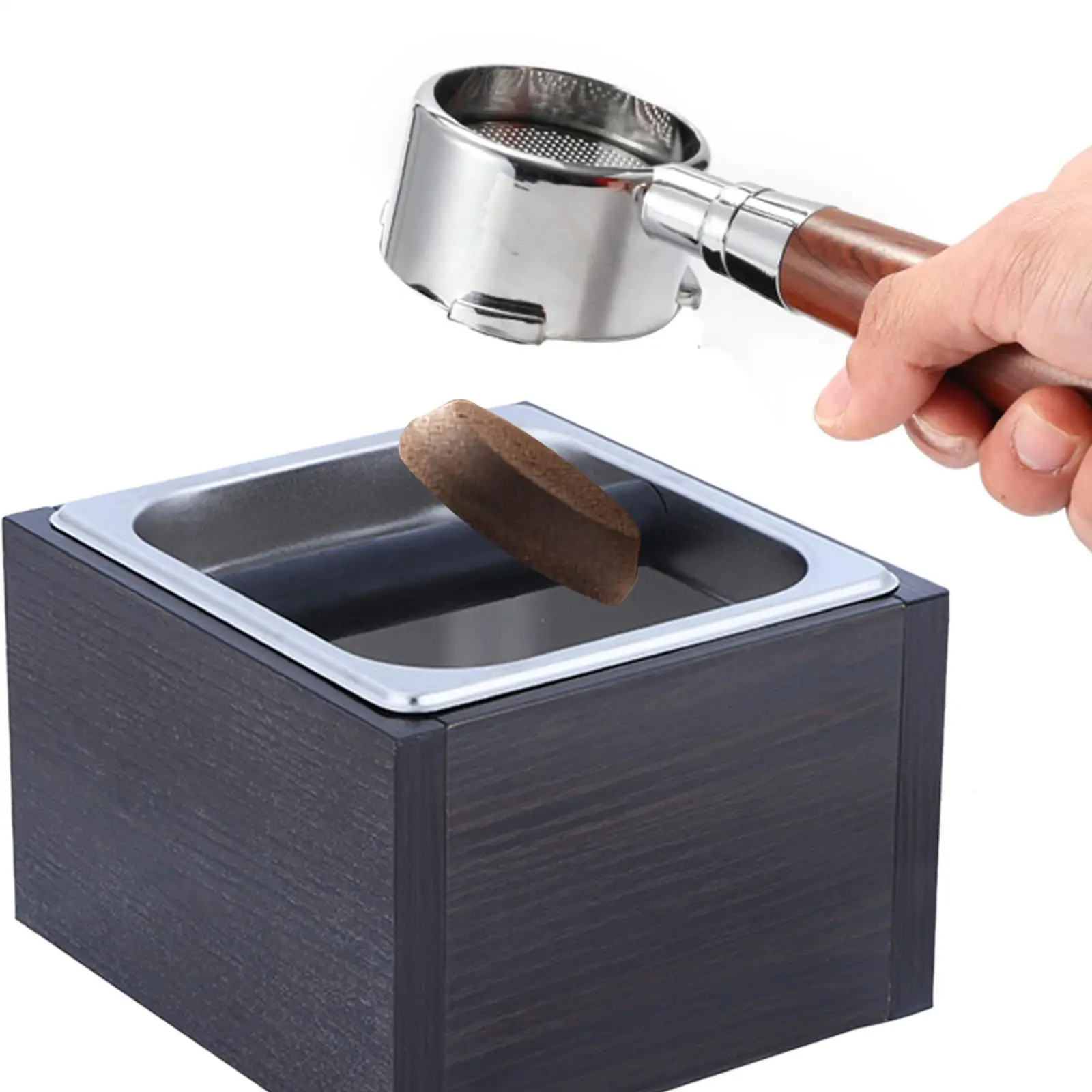 頑丈なゴム製のエスプレッソボックス,コーヒーマシン用のコンテナ