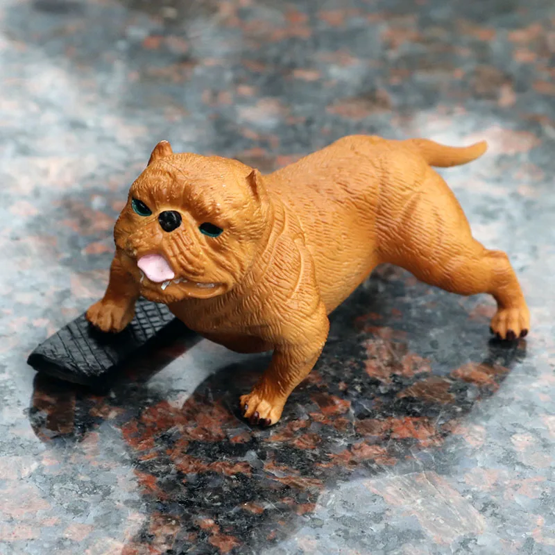 Oenux Hundetiere Modell Husky Deutscher Schäferhund Rottweiler Saint Bernard Actionfigur Welpenfiguren PVC Sammlung Spielzeug Kind Geschenk – Detail 18