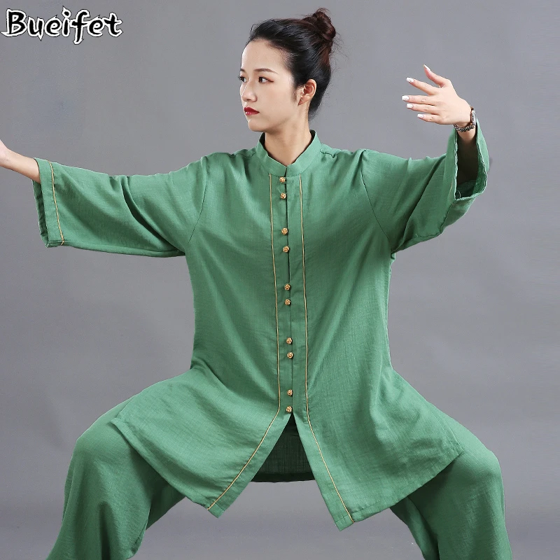 

Traditional Chinese Clothing Taichi Wushu Uniform KungFu Exercise Clothing Professional Martial Arts WingChun Suit Jacket Pants