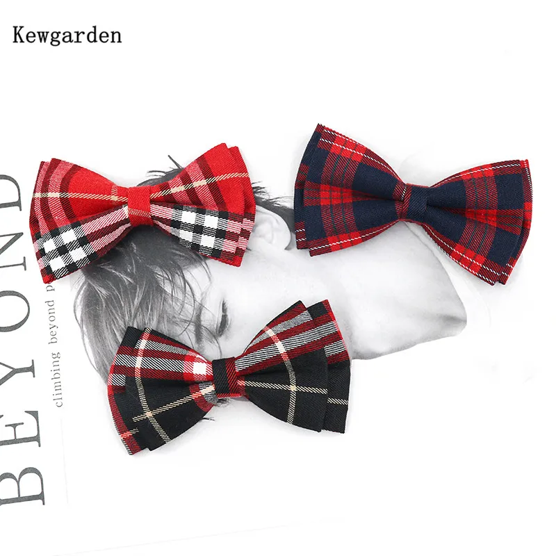 Kewgarden Plaid warstwa tkaniny wstążka do DIY do włosów łuk akcesoria i materiały do szycia 11 metrów