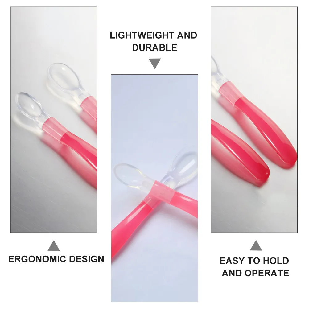

Набор силиконовых ложек для прикорма младенцев: безопасные, без запаха, прочные, компактные, удобные для переноски и хранения, для обучения малышей самостоятельному приему пищи.