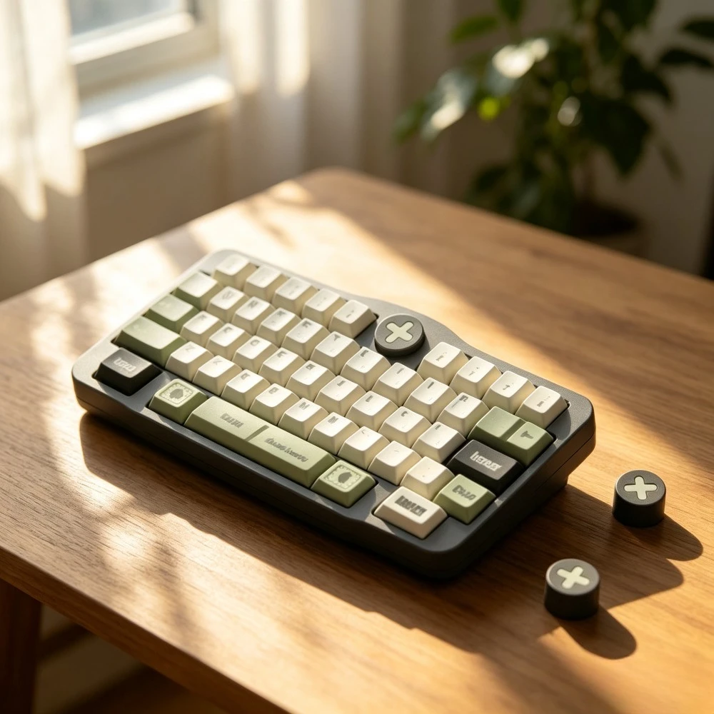 Mou 45 QAZ Keyboard Kit Custom Knob 3D Printing Wired Single-mode Vial Mini Mechanical Keyboard Office Game Accessories Hotswap
