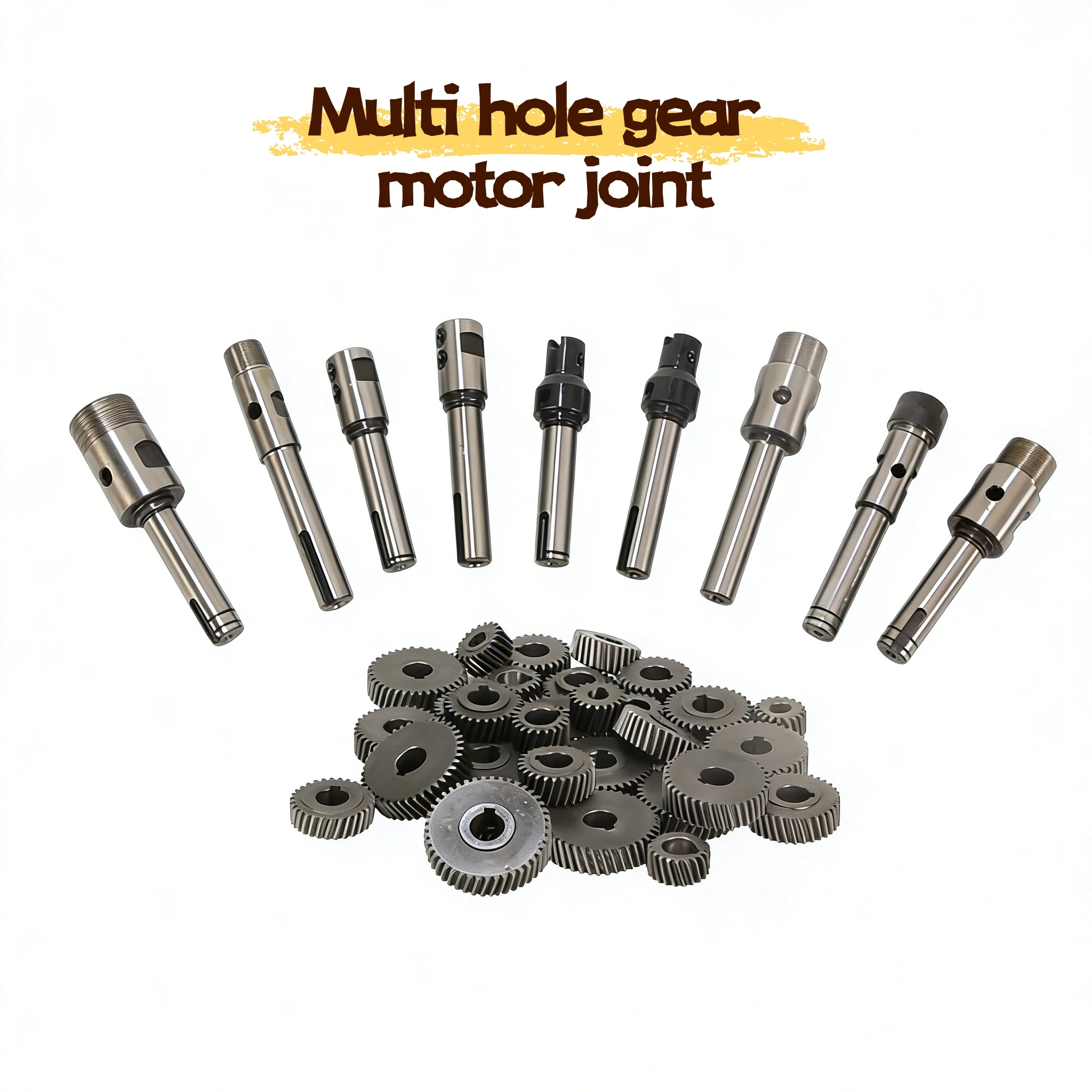 Woodworking Machinery Multi-hole Gear Motor Coupling Drill Press Spindle Spindle Gear ER11 ER16 Shaft and Others