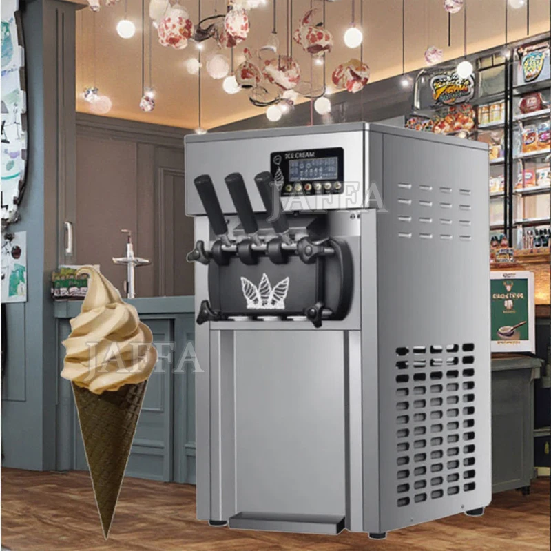 Soft Ice Cream Ice Cream Cones For Milk Ice Cream Syrup Powder Yogurt Fruit New Condition