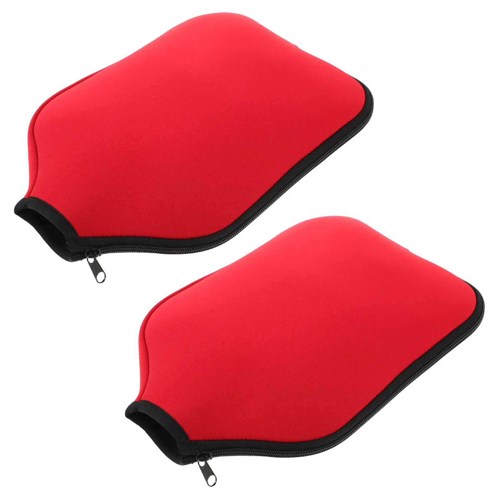 2Pcs Pickleball Paddle Cover Waterproof Shockproof Lightweight Zipper Paddle Case Protective Storage Bag for Travel Outdoors