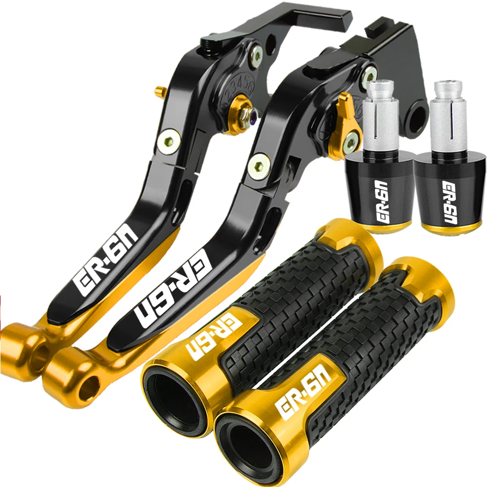 Motorrad CNC Bremse Kupplung Hebel Lenker knöpfe Griff Grip Für KAWASAKI ER6N ER 6N 6F 2009-2017 2016 2015 2013 2014 2012 ER6