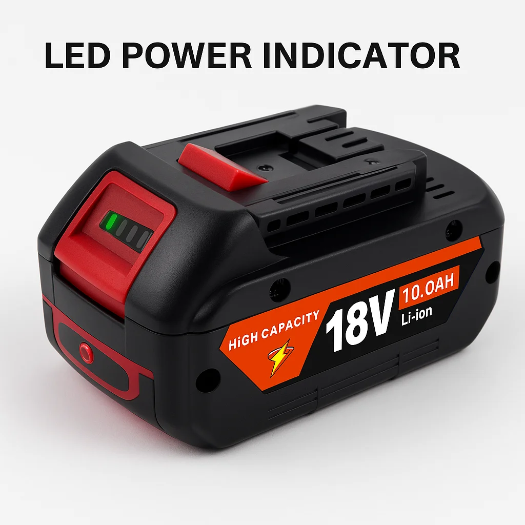 

18V 10.0Ah Battery Original for Bosch 18V Professional GBA GBH GSR GSB BAT618 BAT609 BAT620 Replacement Battery ✨✨