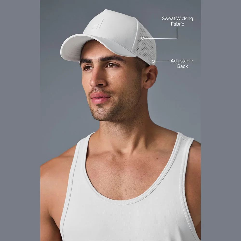 AL Sports Performance District Trucker Hat Chapéus de ioga femininos masculinos Chapéus de proteção solar ao ar livre Bonés de beisebol respiráveis elegantes