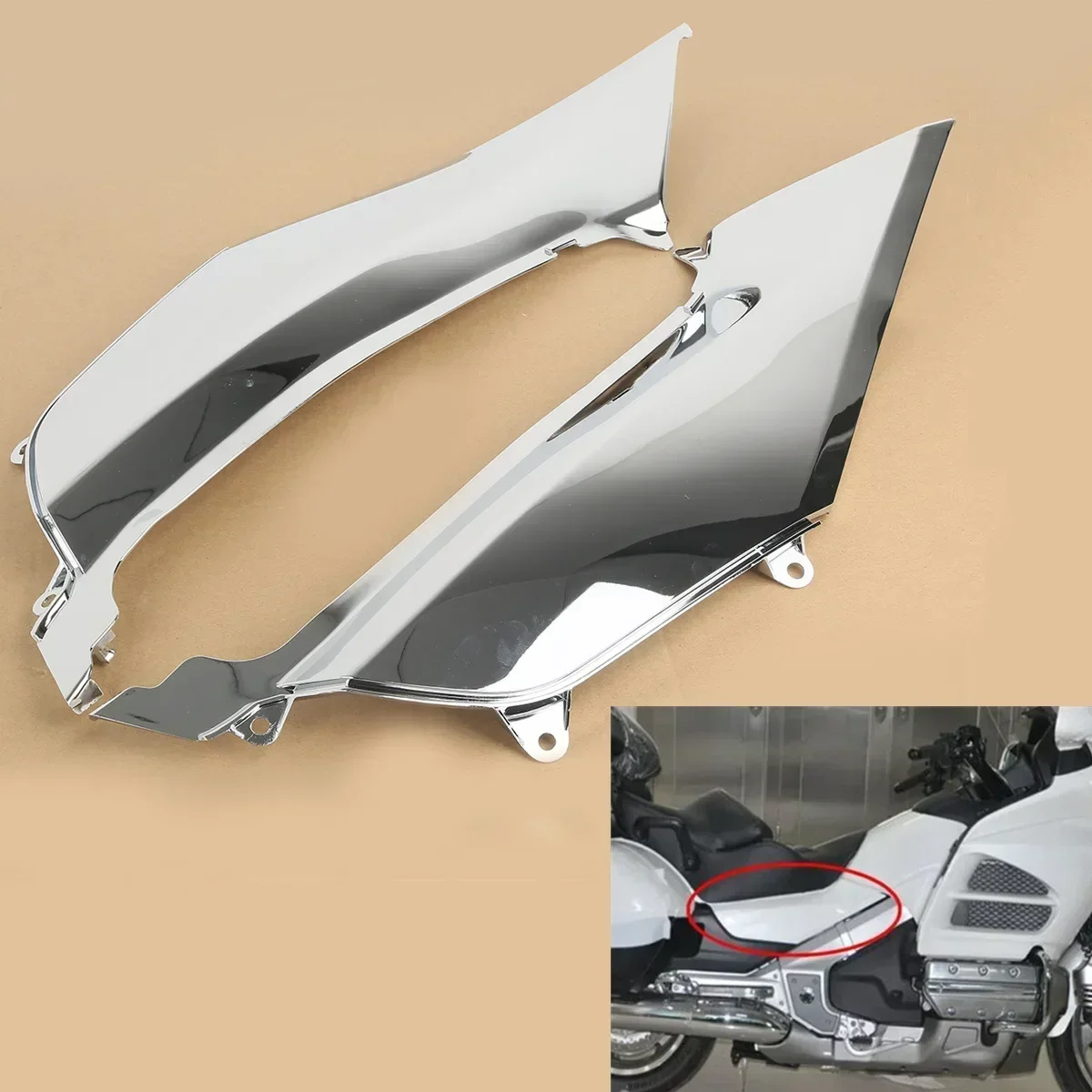 Motorcycle Parts Mid Frame Cover Fairing For Honda Gold Wing GL1800 GL 1800 2012-2015 2013 2014 Unpainted/Chrome/Blue/Gray