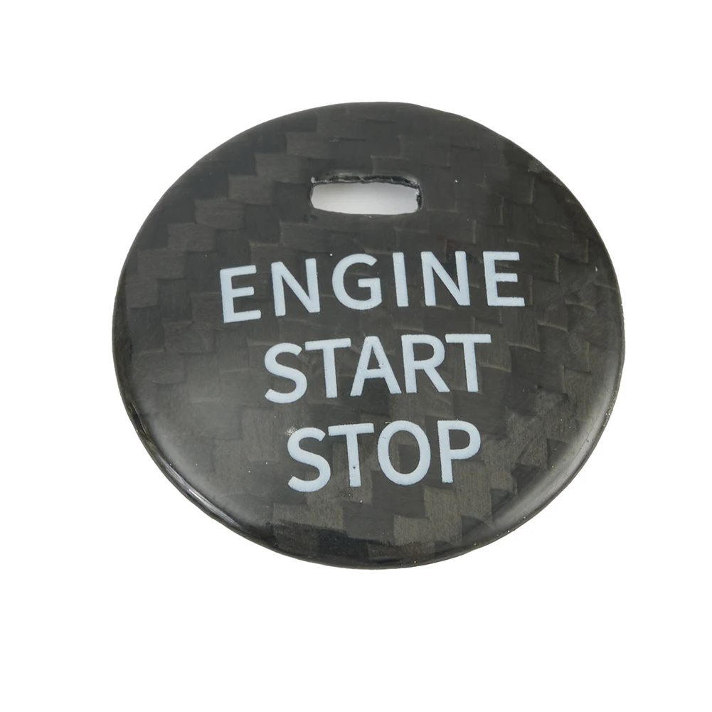 

Carbon Fiber Push Start Stop Button Cover Compatible with For Mazda 3 For Axela CX Series Upgrade Your Interior