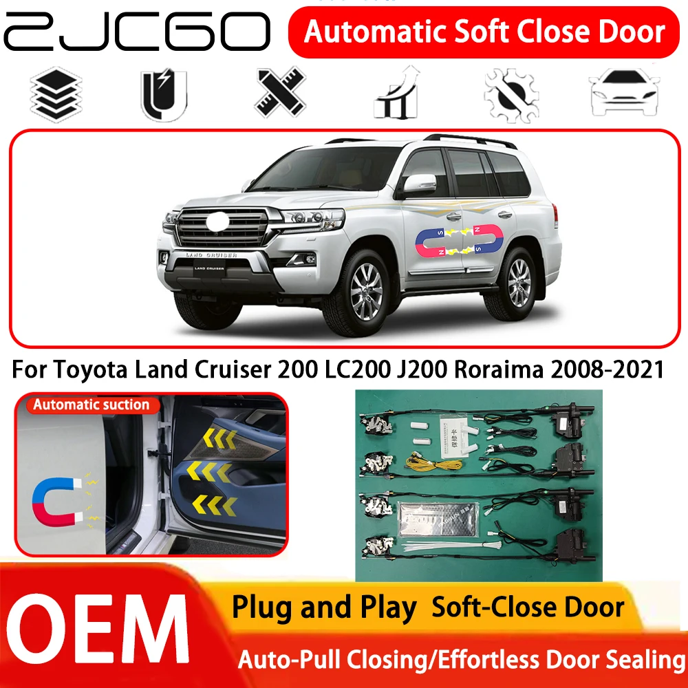 for Toyota Land Cruiser 200 LC200 J200 Roraima 2008-2021 Car OEM Plug and Play Automatic Electric Soft Close Door System