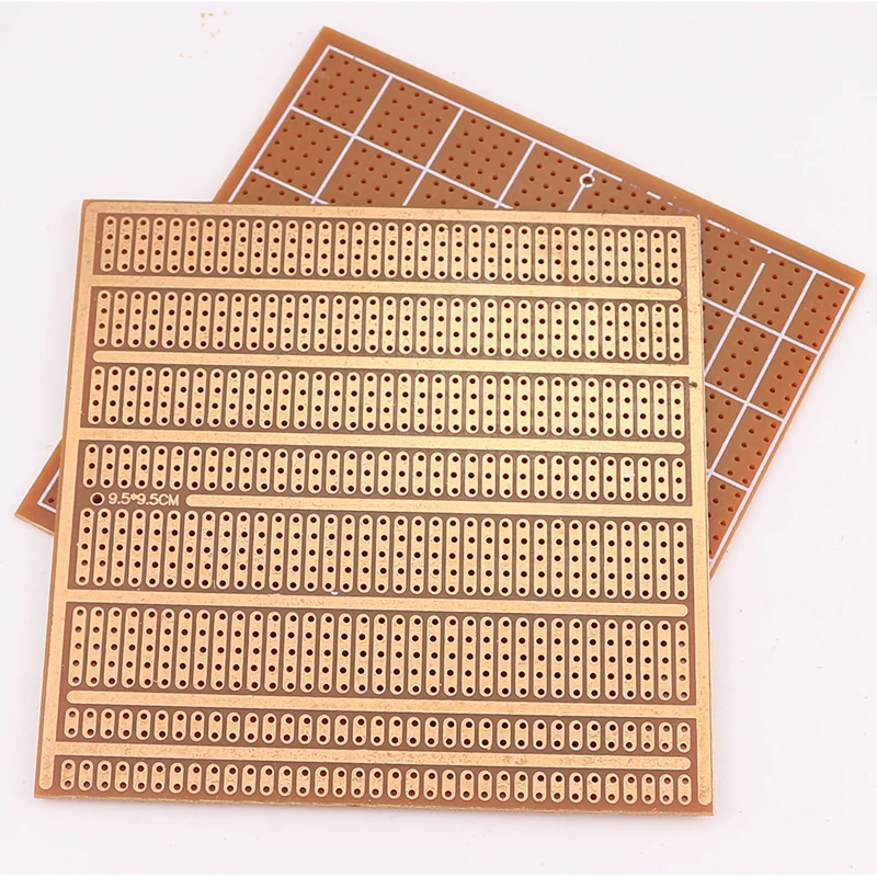 5Pcs 9.5*9.5CM DIY Prototype Paper PCB Universal Experimental Matrix Circuit Board Two Three Four Five Holes 9.5x9.5CM