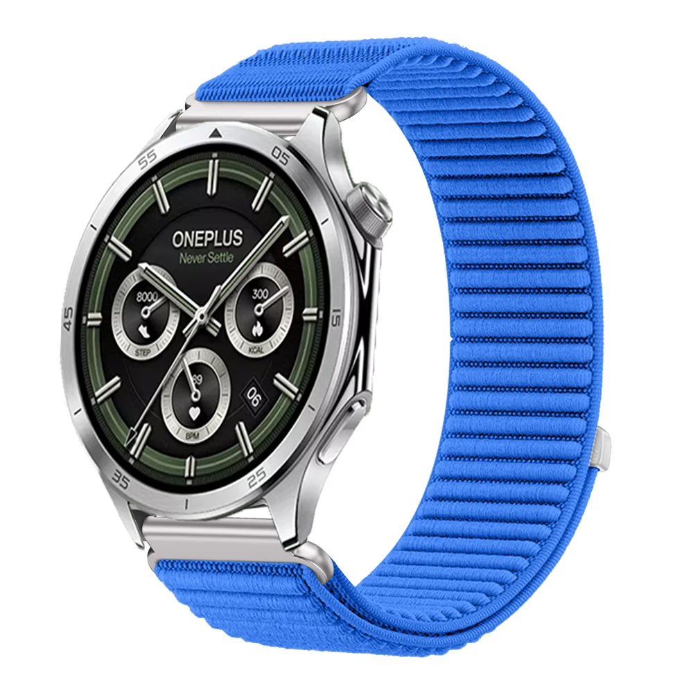 18mm 22mm Wellenförmiges Nylon-Armband für OnePlus Watch 3 43mm 46mm/4 3 Lite/2/2R Sport-Armband für OPPO Watch S/X2/3/Huawei GT6 5 4 Band