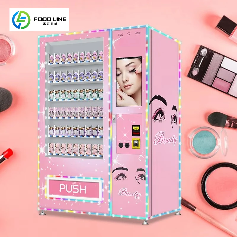 

High Quality Attractive Design Self-service Smart Cosmetic Vending Machine Beautiful Hair&eyelash Vending Machine Beauty
