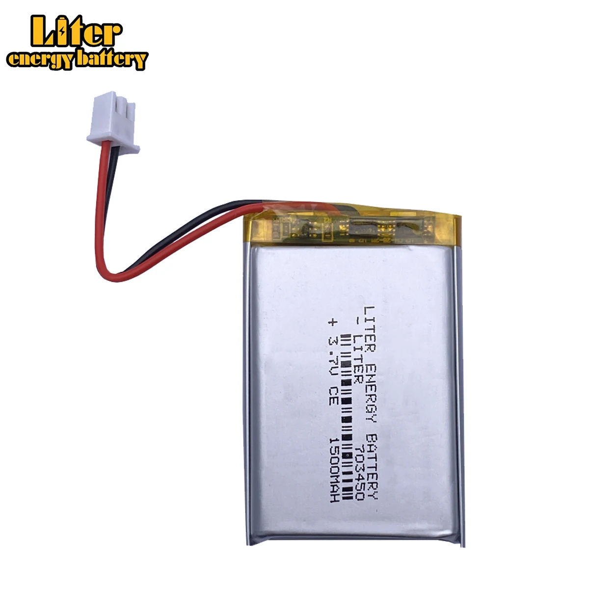 JST XH 2.54mm 703450 3.7V 1500MAH 703448 Lithium Polymer LiPo Rechargeable Battery For Mp3 headphone PAD DVD bluetooth camera