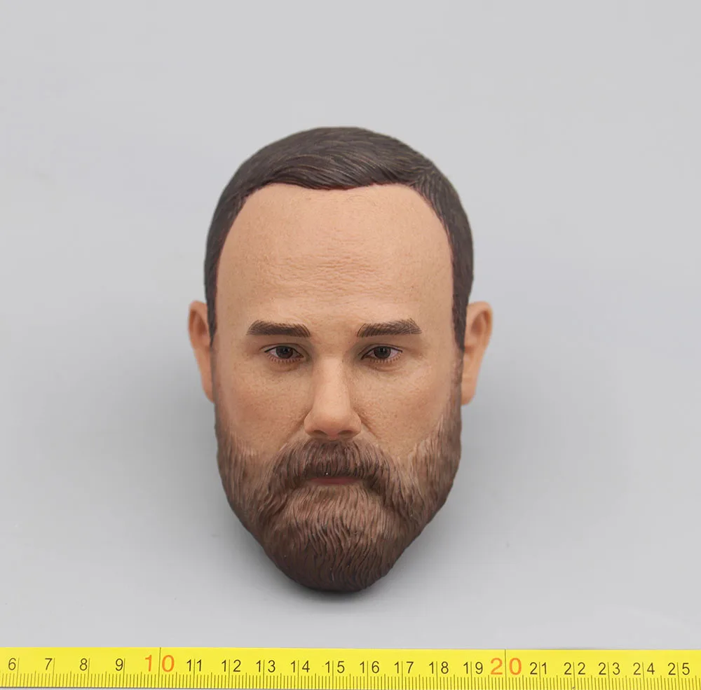 EASY&SIMPLE 1/6 ES HRT06MM HRT US. Soldier Male Head Sculpt Carving Skull Head Halloween Festivals Medals For 12" Doll Figure - Image 2