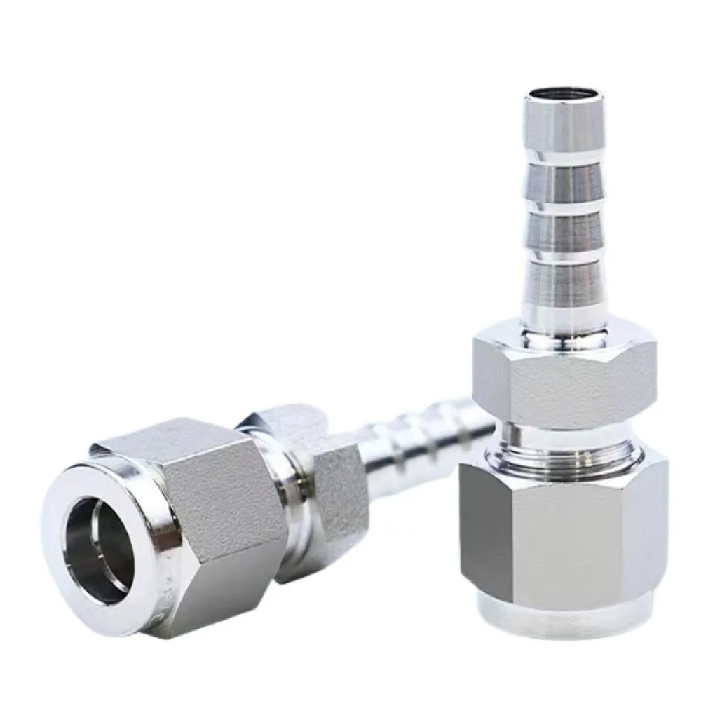 3 4 6 8 10 12 16 mm 1/8" 1/4" 3/8" 1/2" 3/4" Schlauchtülle Kompressionsverschraubung 304 316L Edelstahl Nippelverbinder Rohrverschraubung – Detail 1