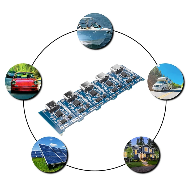 TP4056 Charging Module Type C USB Lithium Battery Charging Board BMS 5V 1A Li-Ion Micro-USB Charge Module Protection