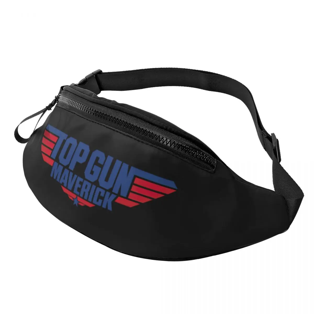 Cool Top Gun Maverick Fanny Pack Women Men Film Crossbody Waist Bag for Traveling Phone Money Pouch