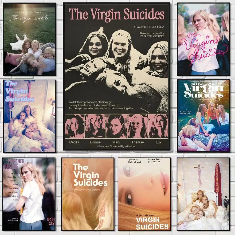 

Movie The V-virgin Suicides Painting Calligraphy Modern Waterproof Wall Art Print For Home Living Room Bedroom Office Decor