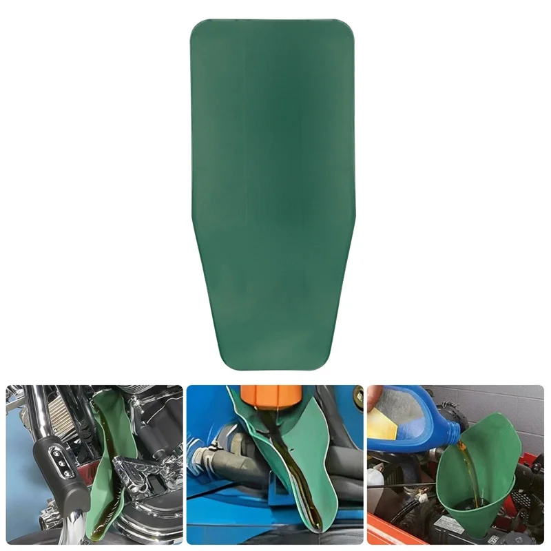 

Reusable Flexible Foldable Oil Funnel,Multi-Purpose Wide-Mouth Funnel For Auto Oil Drain,Easy Clean Funnel For Engine Oil,Fluid