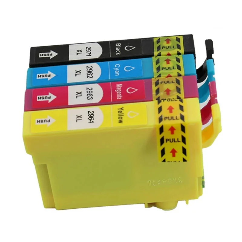 296 297 T296 T2971 T2961 T2962 T2963 T2964 Premium Compatible Color Inkjet Ink Cartridge for Epson XP-241 XP231 XP431 Printer