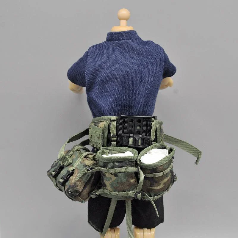 DML 1/6 مقياس الجيش التمويه الخصر حقيبة مولي حزام مشبك عسكري ل 12 ''عمل الشكل المشهد ملحق نموذج الجندي #2